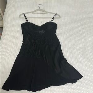 NWT Rumored Black Lace Slip Dress